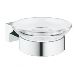 Grohe 40754001 Essentials Cube Soap Dish with Holder